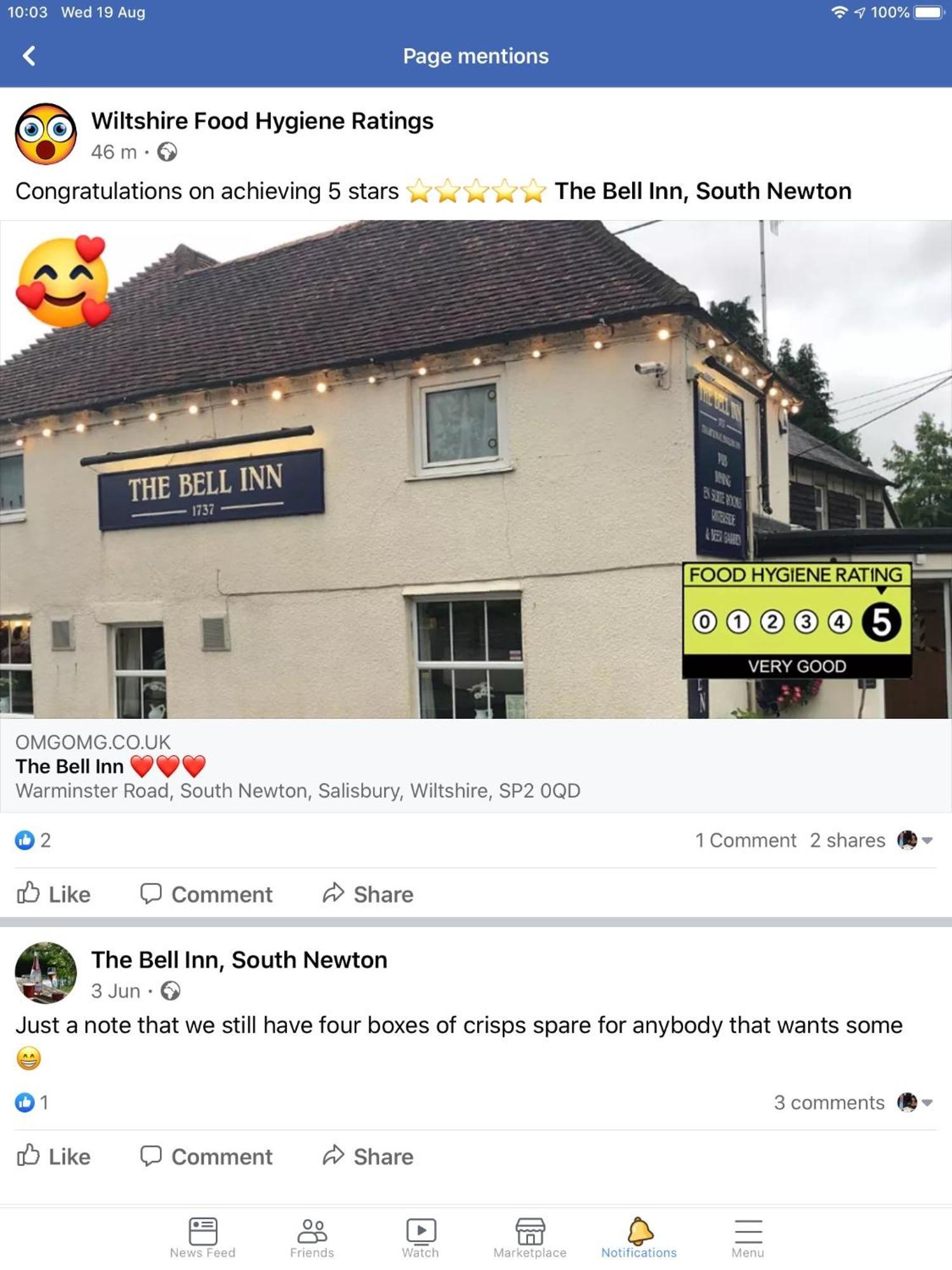 The Bell Inn Солсбъри Екстериор снимка